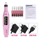 Portable Professional Electric Nail Drill Machine Set