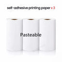 Mini Printer Thermal Label Sticker Colorful Adhesive Paper