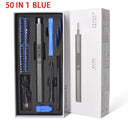 Precision Electric Screwdriver Set 12/39/50-In-1 Portable LED Kit USB Cordless Professional Mobile Phone IPad Repair Home Tools  ourlum.com   