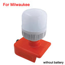 For Makita Dewalt Milwaukee 18V 20V LED Work Light Lamp