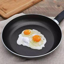 30cm Non-Stick Cast Iron Frying Pan - Mini Pancake & Egg Skillet for Kitchen Cooking