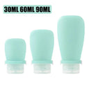 Soft Silicone Split Bottle Shampoo Lotion Shower Gel Tube 30ml 60ml 90ml New 3/1Pc