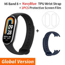 Mi Band 8: Smart Fitness Tracker with Advanced Health Monitoring  ourlum.com Black N Blue Strap CHINA 