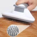 Pet Grooming Tool: Self-Cleaning Hair Remover Comb Easy Use