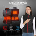 Women 9 Heated Vest Zones Electric Heated Jackets for Camping