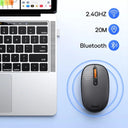 Baseus Silent Bluetooth Mouse: Ergonomic & Portable Wireless Device  ourlum.com   