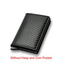 Carbon Fiber Slim Aluminum Men Wallet 2023 RFID Card Holder