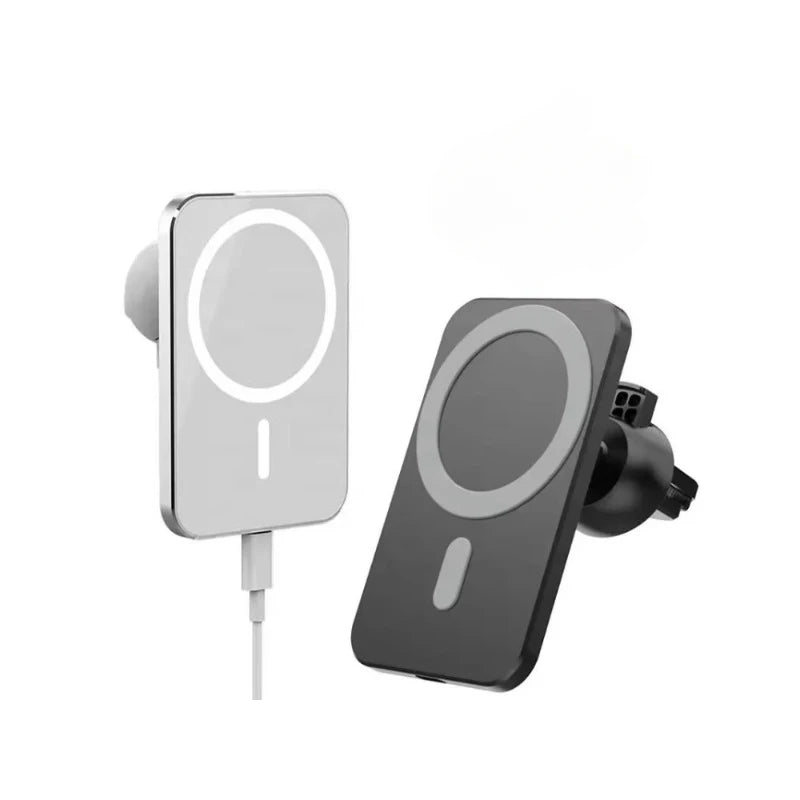 Magnetic Car Wireless Charger Universal IPhone 15 14 13 Pro Max Xiaomi Samsung Magnetic Air Outlet Holder Mobile Phone Holder