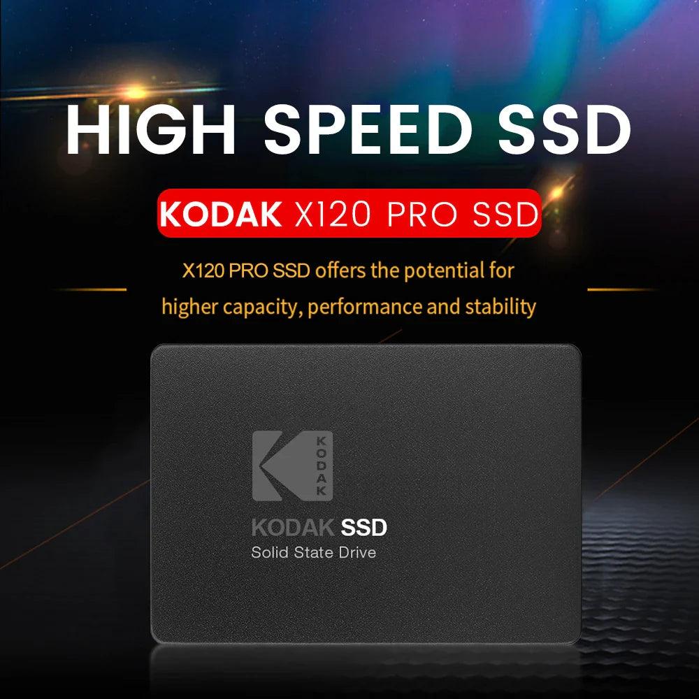 KODAK X120 SATA SSD: Blazing Fast Read & Write Speeds, High Capacity, Advanced Tech  ourlum.com   