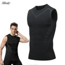 Men's Ionic Compression Shaping Vest Ice-Silk Body Shaper