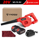 VVOSAI 20V Garden Electric Blower Cordless Power Tool Easy Use