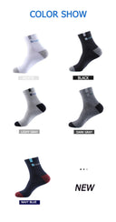 Men's Bamboo Fiber Socks - 5 Pairs of Breathable, Deodorant Comfort