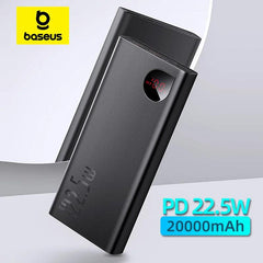 Baseus Power Bank: High Capacity Fast Charger, Quick Charge, Digital Display