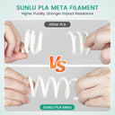 SUNLU PLA Meta Filament 2kg For Fast 3D Printing Quality