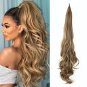 30-Inch Long Wavy Synthetic Ponytail Extension for Women