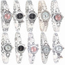 Silver Bracelet Women Watches Stylish Bulk Collection Fashion