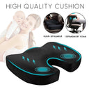 Ergonomic U-Shaped Memory Foam Coccyx Seat Cushion Comfort