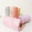 Cotton Macrame Cord Rope Twine String Crafts DIY Bohemia Wedding Decor  ourlum.com   