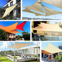 5X3M 4X3M 3X2M Shade Sails 185GSM Rectangle Awning Canopy Tent UV Block for Patio Garden Pools Outdoor Facility