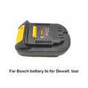 Universal Battery Adapter for Makita Bosch Milwaukee to Dewalt Tools