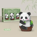 Cute Panda Mini Building Block Set - Educational Toy for Boys  ourlum.com W1109 Nobox  