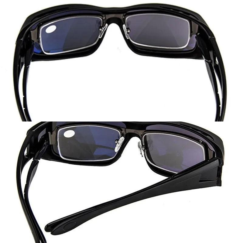 Fashionable Polarized Sunglasses for Men with Big Frames - UV400 Protection & Flexible Design