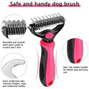 Professional Pet Deshedding Brush for Dogs and Cats: Reduce Shedding, Prevent Tangles, and Promote Blood Circulation  ourlum.com   