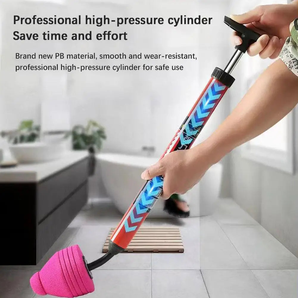 High Pressure Toilet Plunger Unblock Silicone Quickly Home Toilet One Shot Toilet Pipe Plunger Sewer Dredging Plunger Bathroom