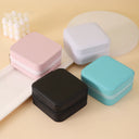 Portable Jewelry Storage Box Travel Organizer Case for Earrings Necklaces and Rings