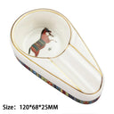 GALINER Ceramic Cigar Ashtray Luxury Single Cigar Holder