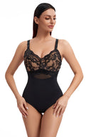 Lace Thong Bodysuit Shapewear for Women - Seamless Slimming & Tummy Control