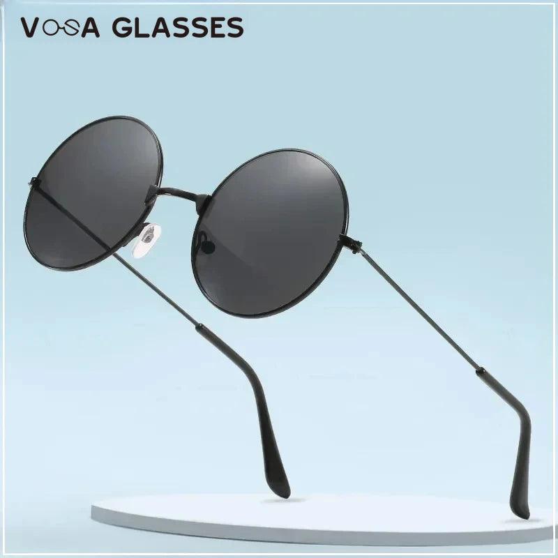 Trendy Retro Round Metal Sunglasses for Men and Women - UV400 Fashion Eyewear for 2023