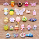 Fruit Animals & Candy Resin Charms for DIY Jewelry Making