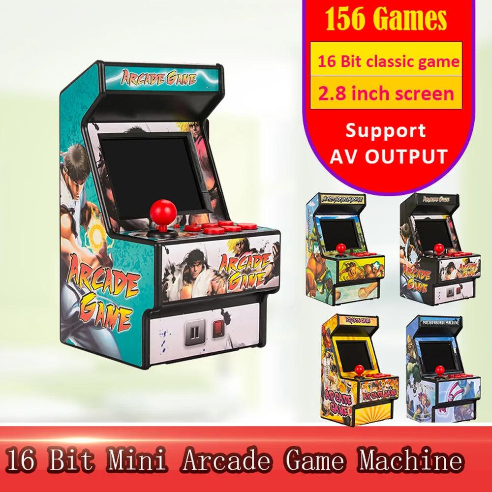 Handheld Game Console Portable Retro Mini Arcade Game Machine With 156 Video Games for Sega 2.8 Inch Consolas De Videojuegos  ourlum.com   