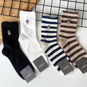 Charming Harajuku Gentleman Bear Socks Cozy Fun Fashion-Forward