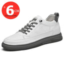 Casual Men Elevator Shoes Height Increase 6CM Lift Sneakers