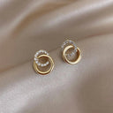 Heart Pearl Earrings Elegant Feminine Jewelry Chic Look