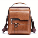 Brand Men Shoulder Bag for 9.7 Inch iPad PU Leather Flaps