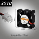 Cooling Turbo Fan: Brushless Technology for Versatile 3D Printing  ourlum.com 30mmx30mmx10mm 24V 