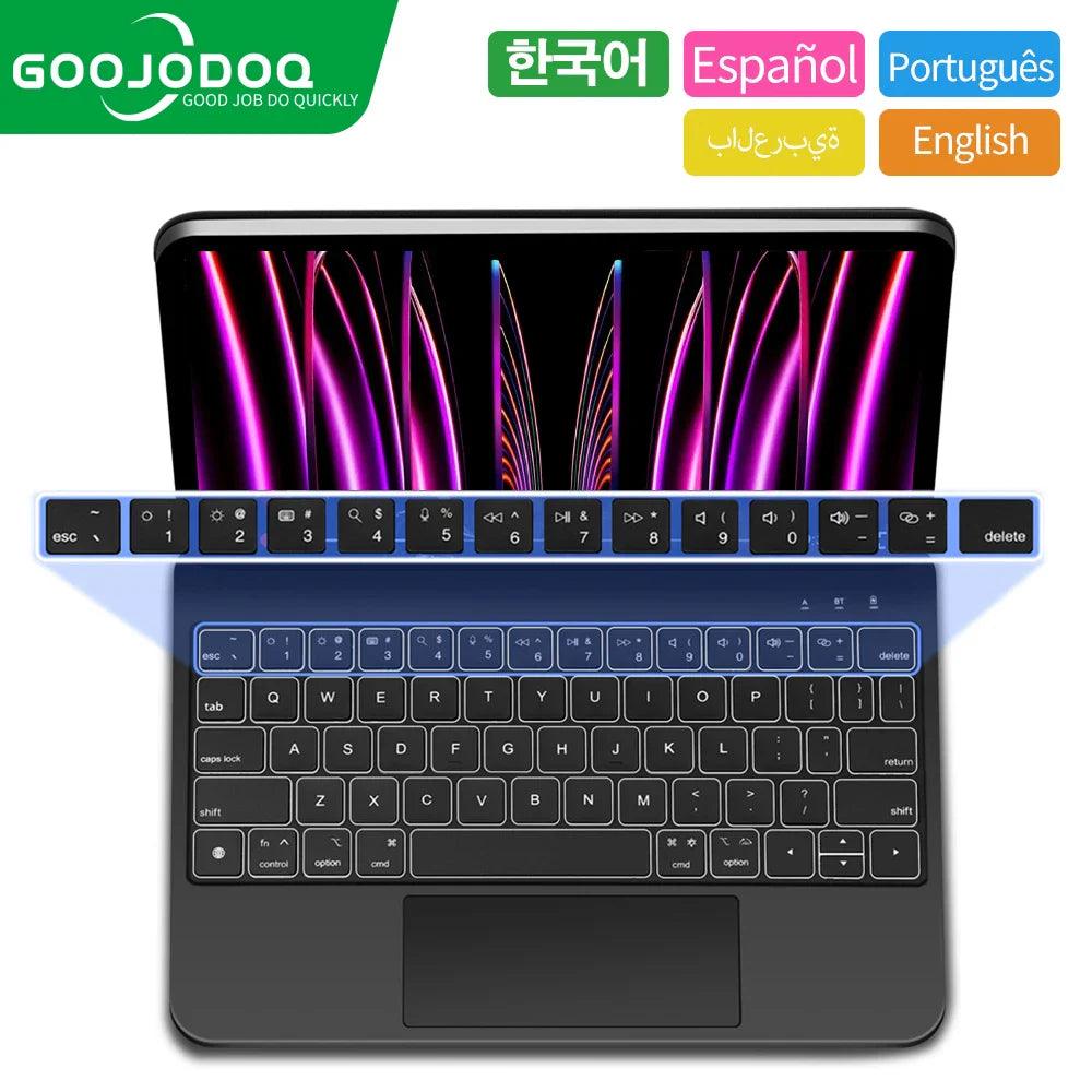 Ultimate Magic Keyboard for iPad: Backlit, Waterproof, Enhanced Typing  ourlum.com   