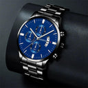 Sophisticated Stainless Steel Watch Set for Stylish Men