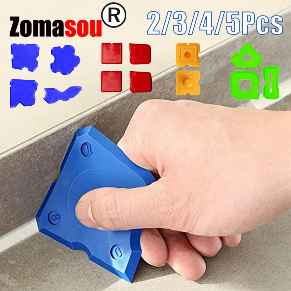 Silicone Caulking Tool Kit Spatula Scraper for Tile Grout