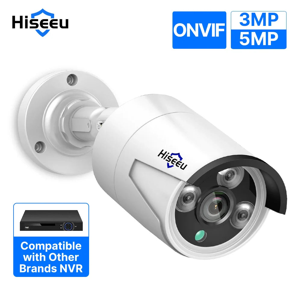 Hiseeu POE Outdoor Security Camera: Advanced Surveillance Solution  ourlum.com   