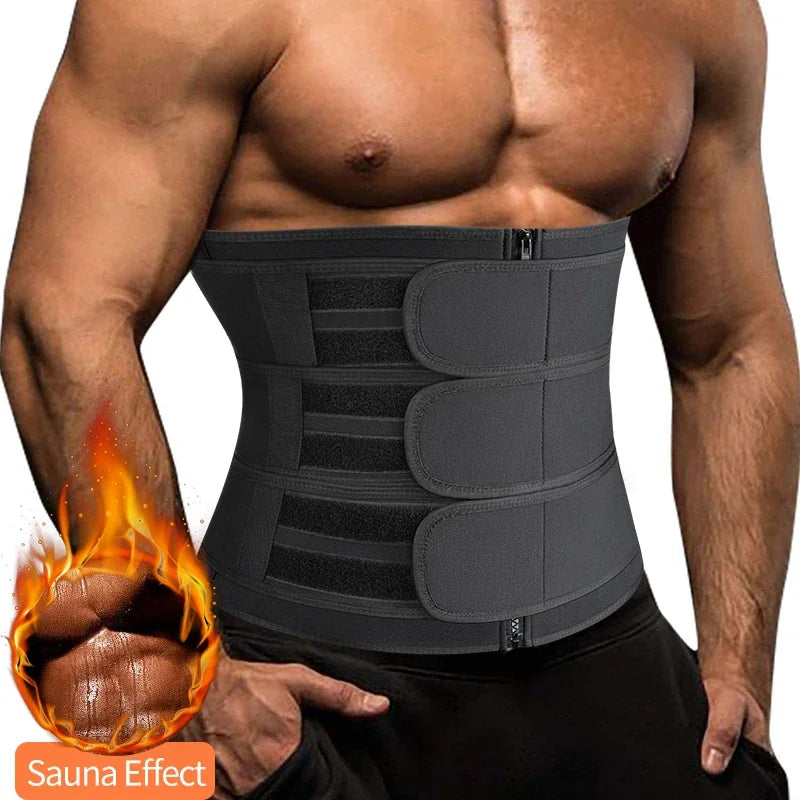 Men's Neoprene Waist Trainer Belt for Weight Loss & Enhanced Workout Performance