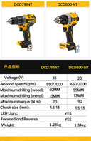 DeWalt DCD800 20V Cordless Brushless Drill Compact Powerful