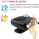 2 In 1 Car Heater 12V 24V 200W Portable Windshield Defroster