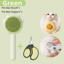 Pet Grooming Brush: Skin-friendly Massage Needles, Upgraded Cat Care  ourlum.com Green Set As pic  