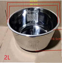 Versatile 304 Stainless Steel Pressure Cooker Inner Pot Non Stick Rice Liner 2L to 6L Sizes