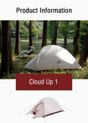 Naturehike Camping Tent Ultralight Portable 1 Person Shelter