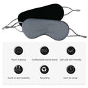 Sleeping Eye Mask Block Out Light Soft Travel Aid Eyeshade